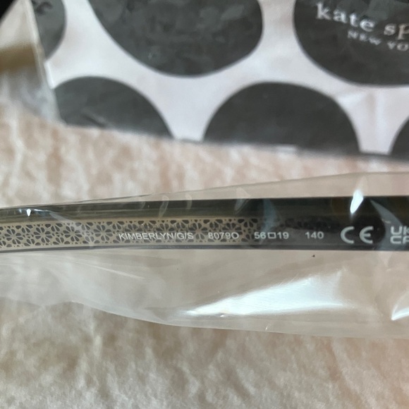 Kate Spade: Black Kimberlyn Cat Eye Sunglasses- Case & Cleaning Cloth main image 8